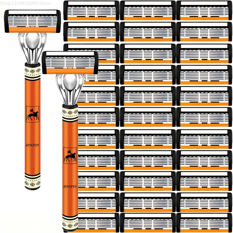 Safety Razor Handle - Rasoio di Sicurezza a 6 Lame