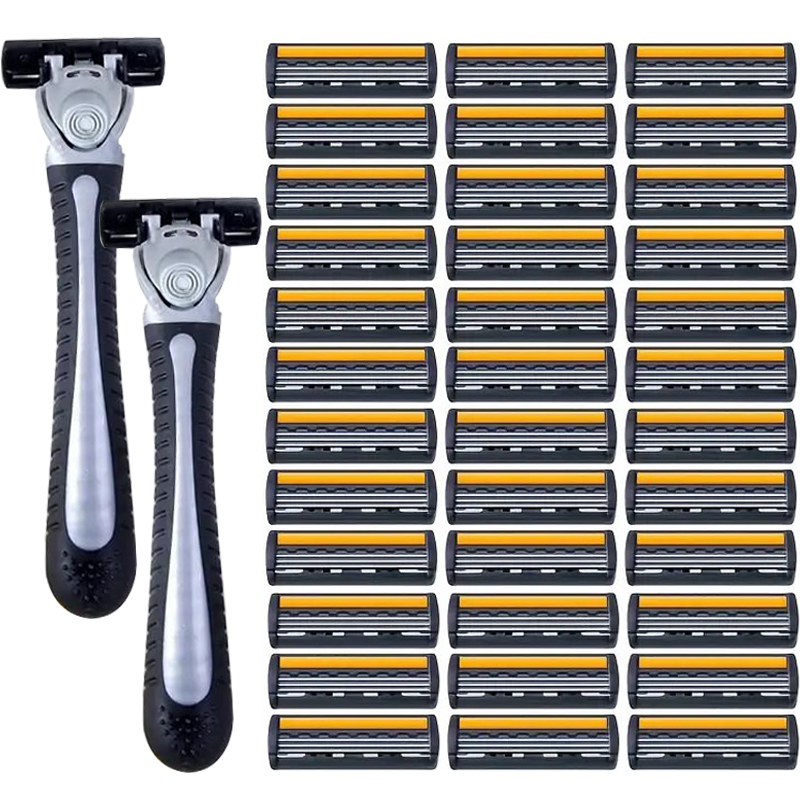 Safety Razor Handle - Rasoio di sicurezza premium in acciaio